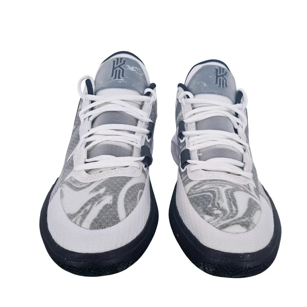 Nike Kyrie Low 5 White Black Wolf Grey Men's 13 DJ6017‑101 Basketball Shoes NWOT